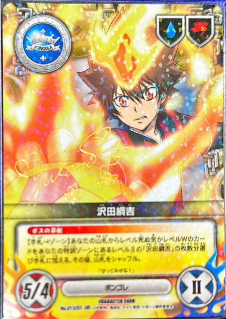 沢田綱吉 CCG S1 スポーツ サインあり ツナ