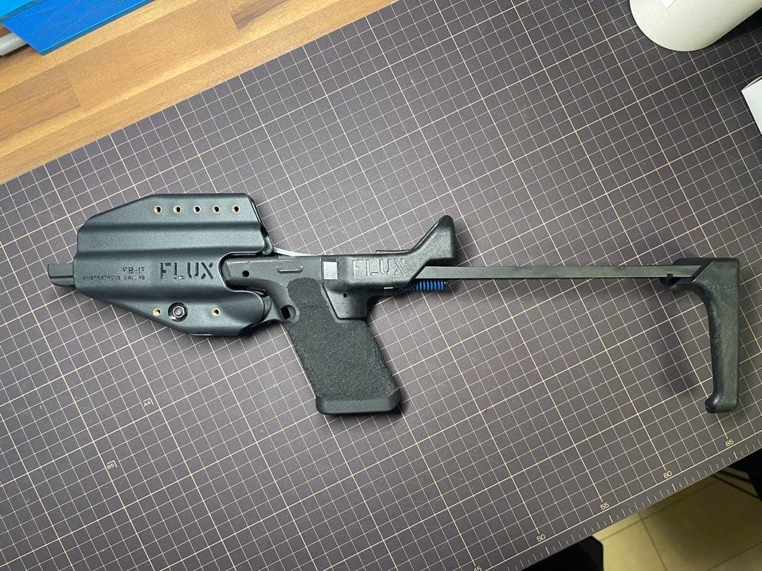 フリーダムアート製　東京マルイG17/18C用アサルトフレームFLUX+専用ホル