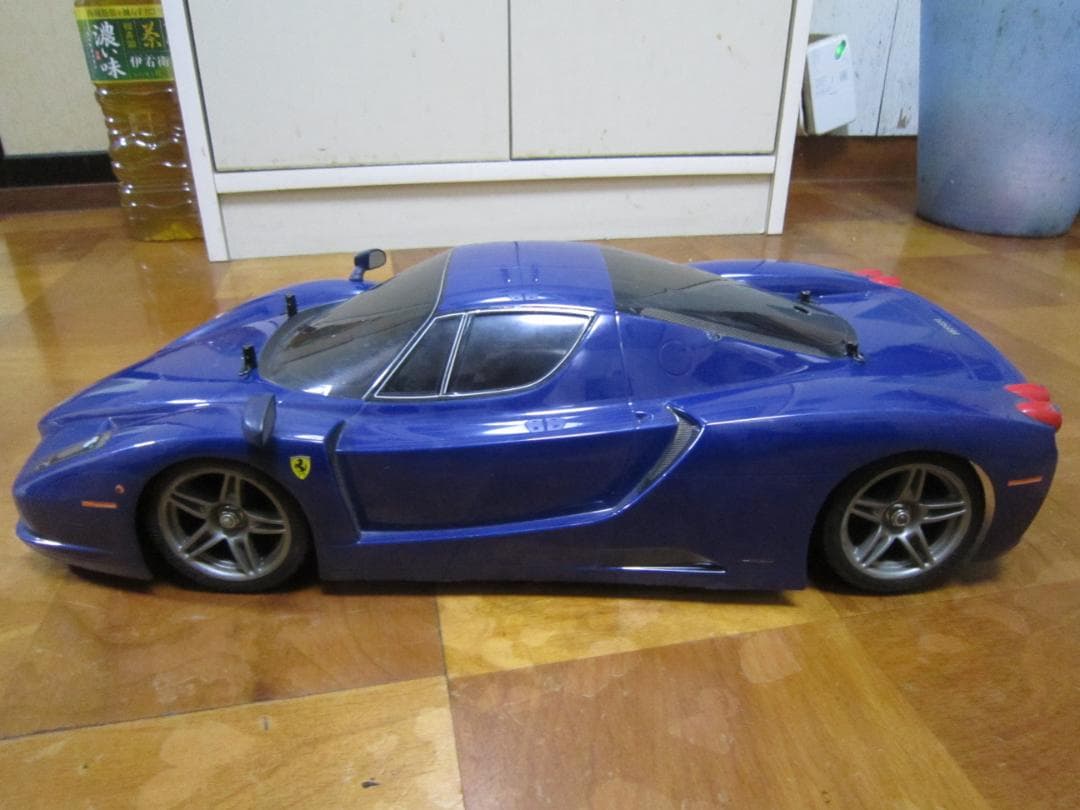 エンジン1発始動 1/10 タミヤ TG10 mk-1 フルメカ フェラーリ