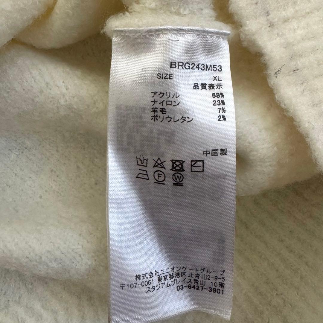 ★2024AW★美品★ブリーフィング タートルネックセーター ニットXL