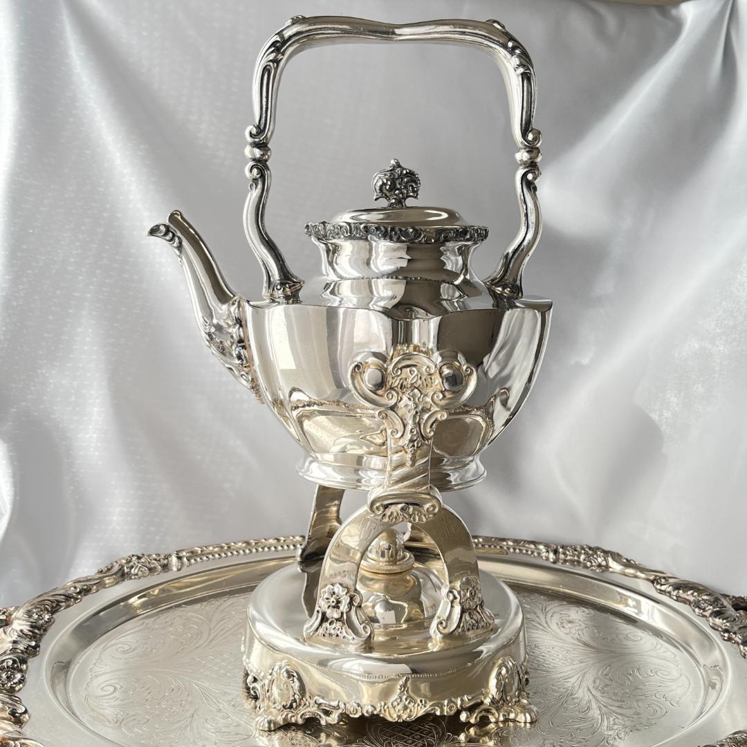 ティーケトル スタンド / バナー【シルバープレート】華麗！！