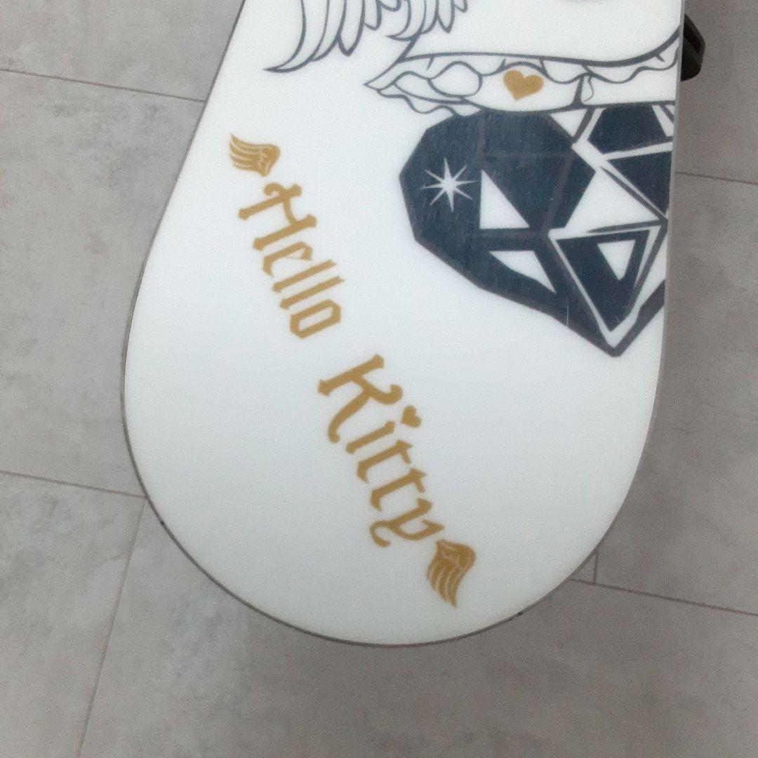 美品 ハローキティ スノーボードセット 135cm BXB ビンディング付き L