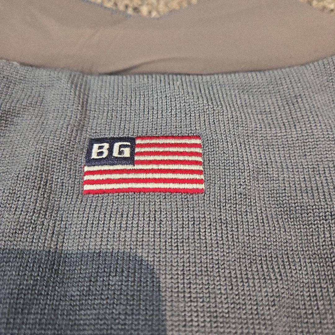 BRIEFING ハイブリッドジャケット ダウン Mサイズ グレー/ネイビー