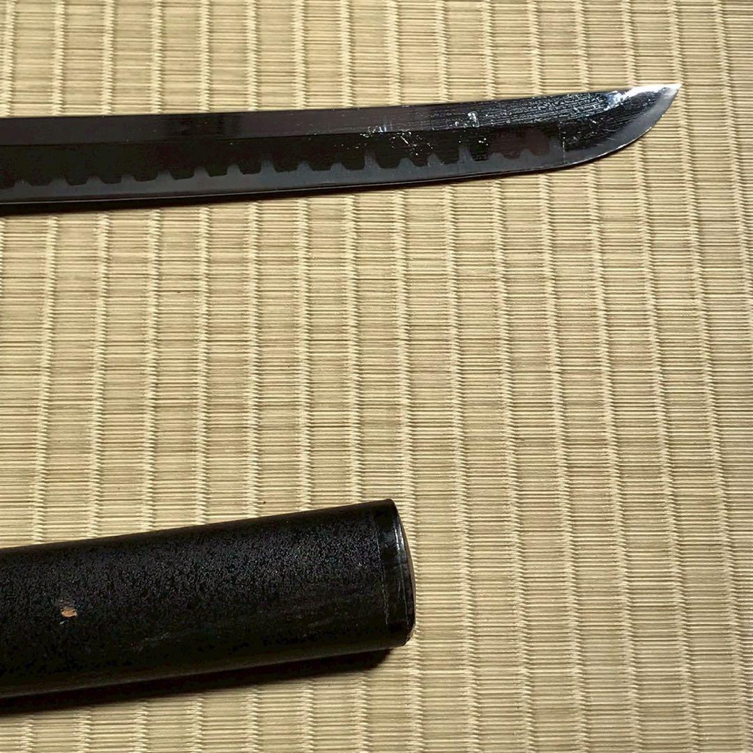 Js6 模造刀 刃紋入り刀身 石目 日本刀 大小　2本セット 昭和レトロ