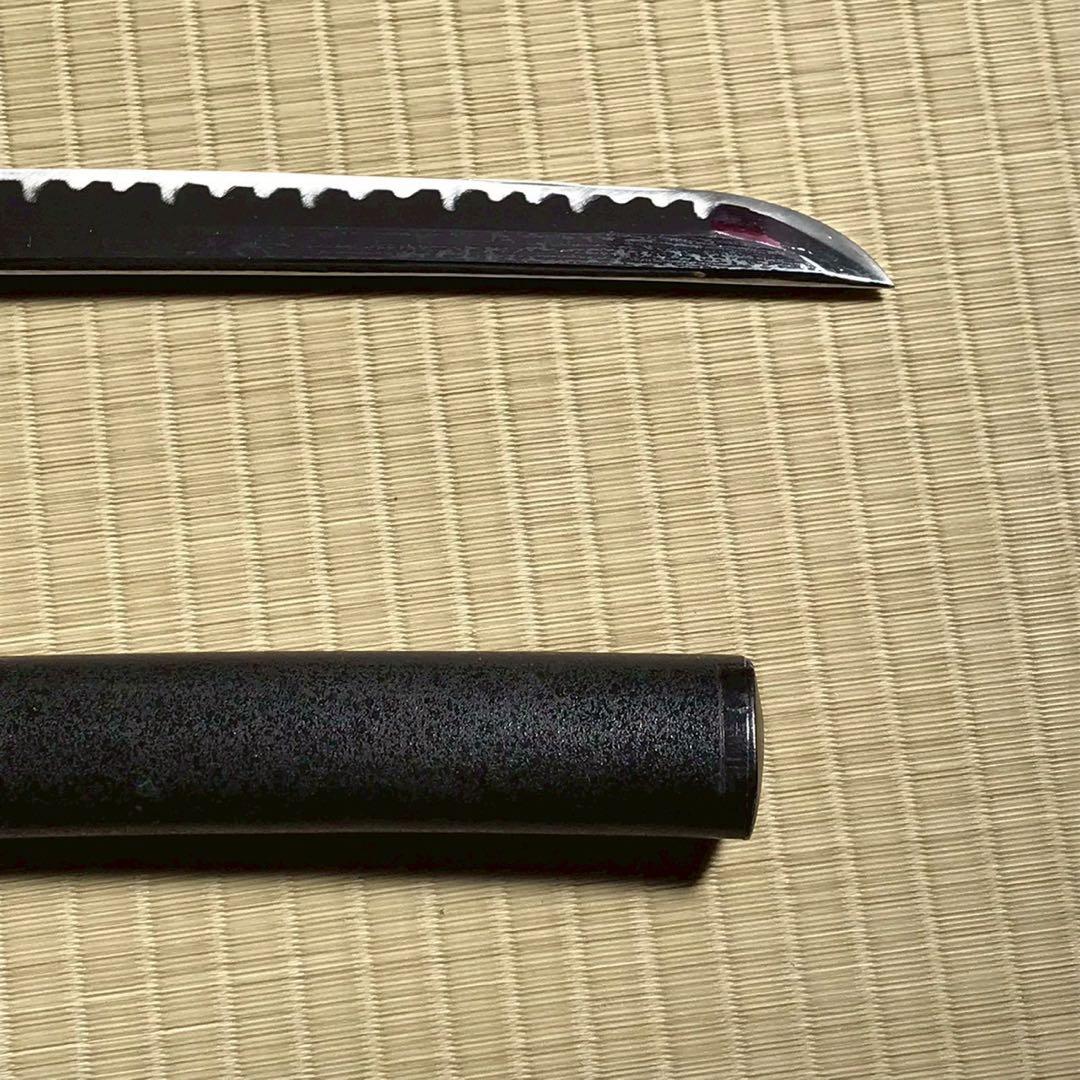 Js6 模造刀 刃紋入り刀身 石目 日本刀 大小　2本セット 昭和レトロ