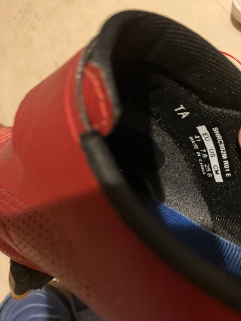 専用です　RC9 シマノ赤ビンディングシューズ