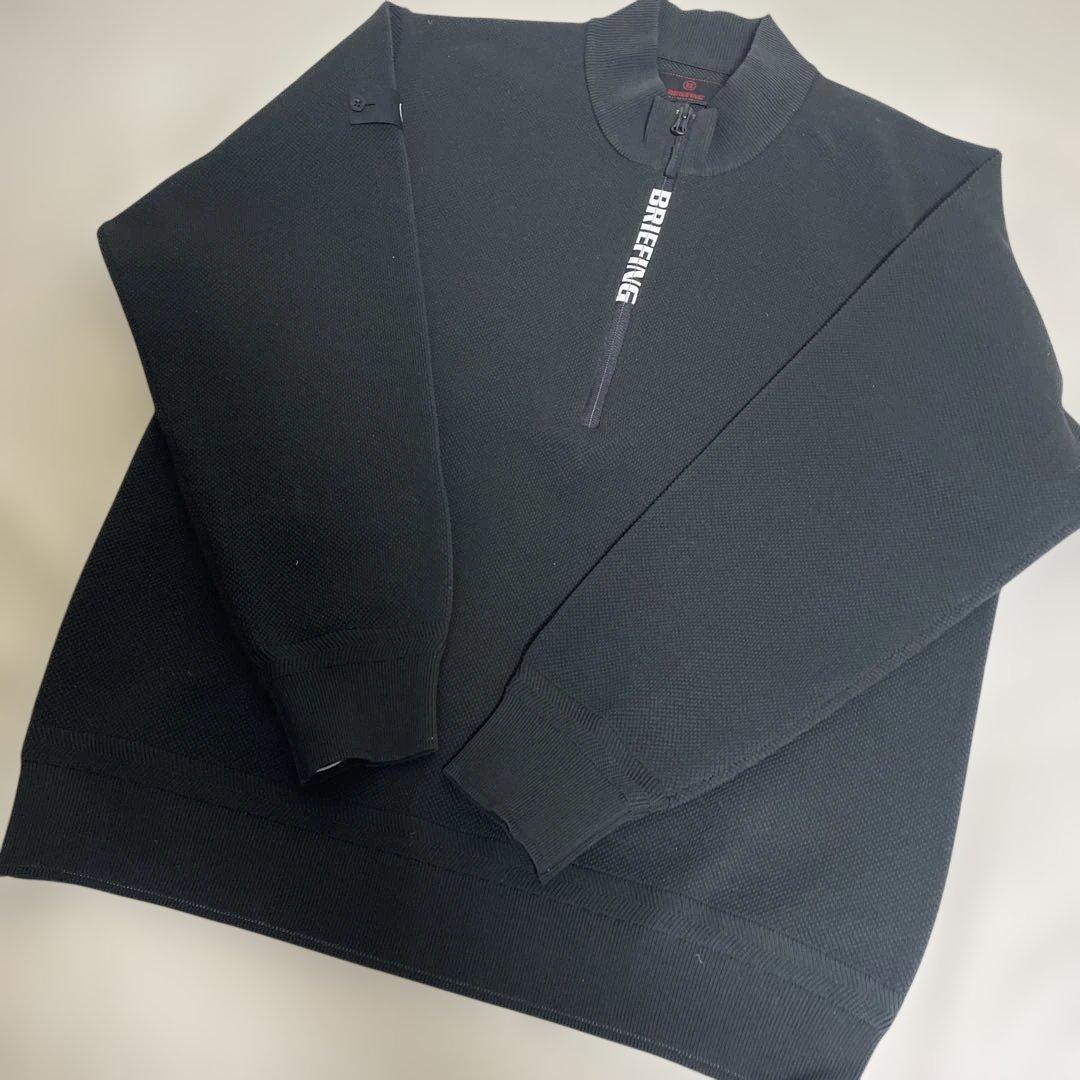 ブリーフィングMS WR ニット ハーフジップトップ 美品‼️