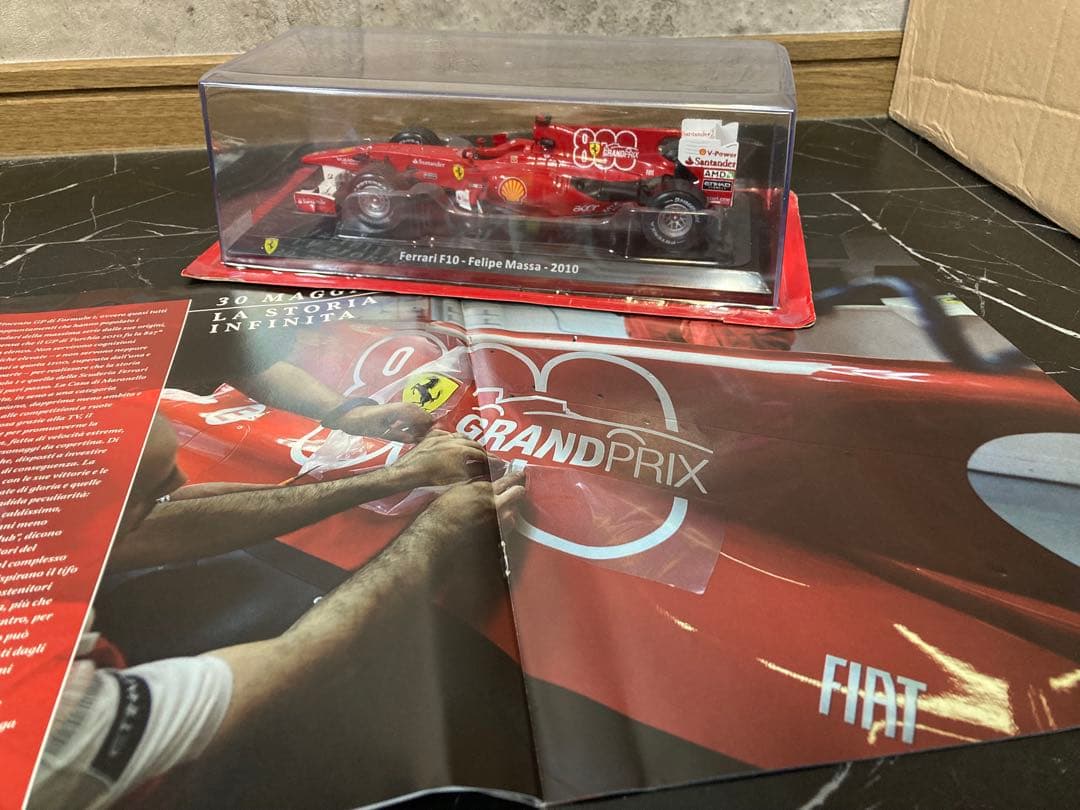 ラス1 日本未発売　フェラーリF1 ビッグスケールコレクション F10 マッサ