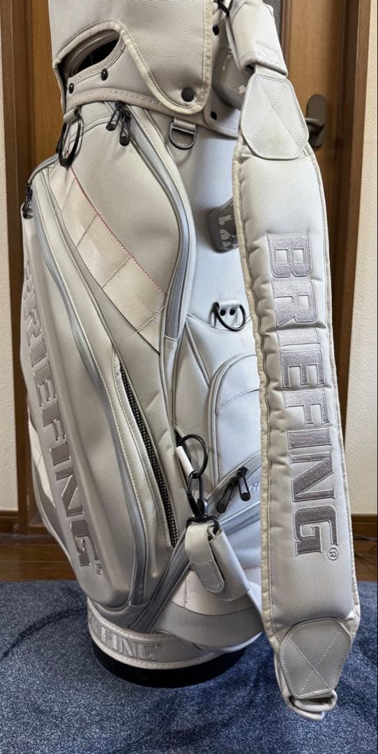 土日限定‼️ BRIEFING ホワイト キャディバッグ