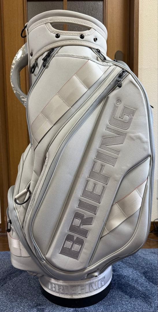 土日限定‼️ BRIEFING ホワイト キャディバッグ