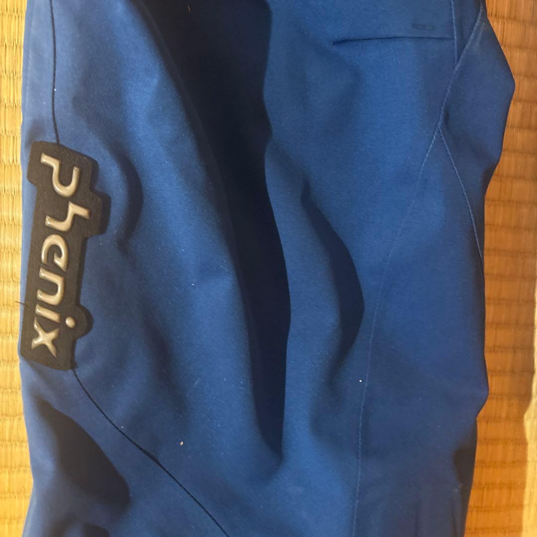 Phenix 青 サイドファスナー　スキーパンツM