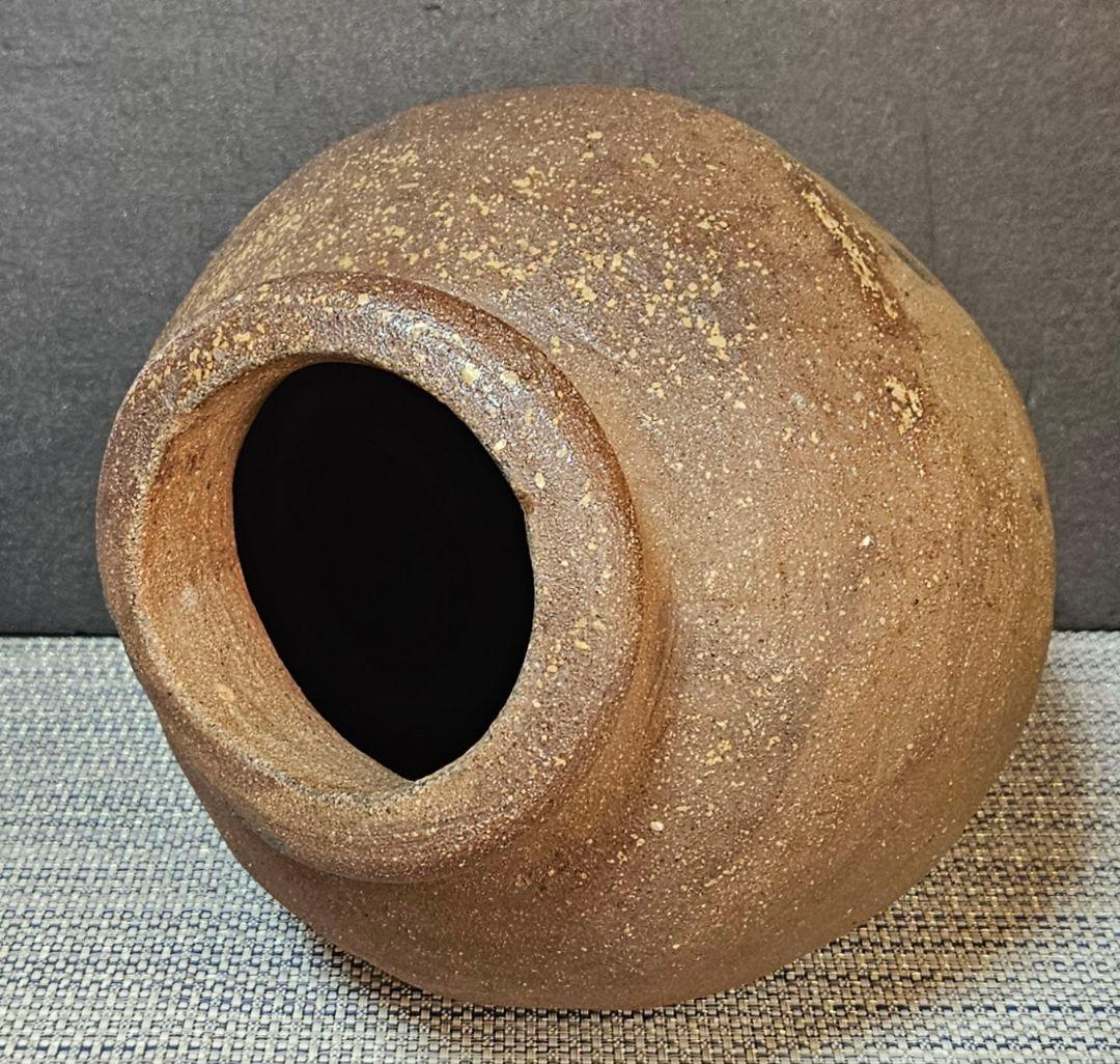 江戸時代　古常滑系　壺　種壺　花入　 花生　インテリア　オブジェ　高26.7cm