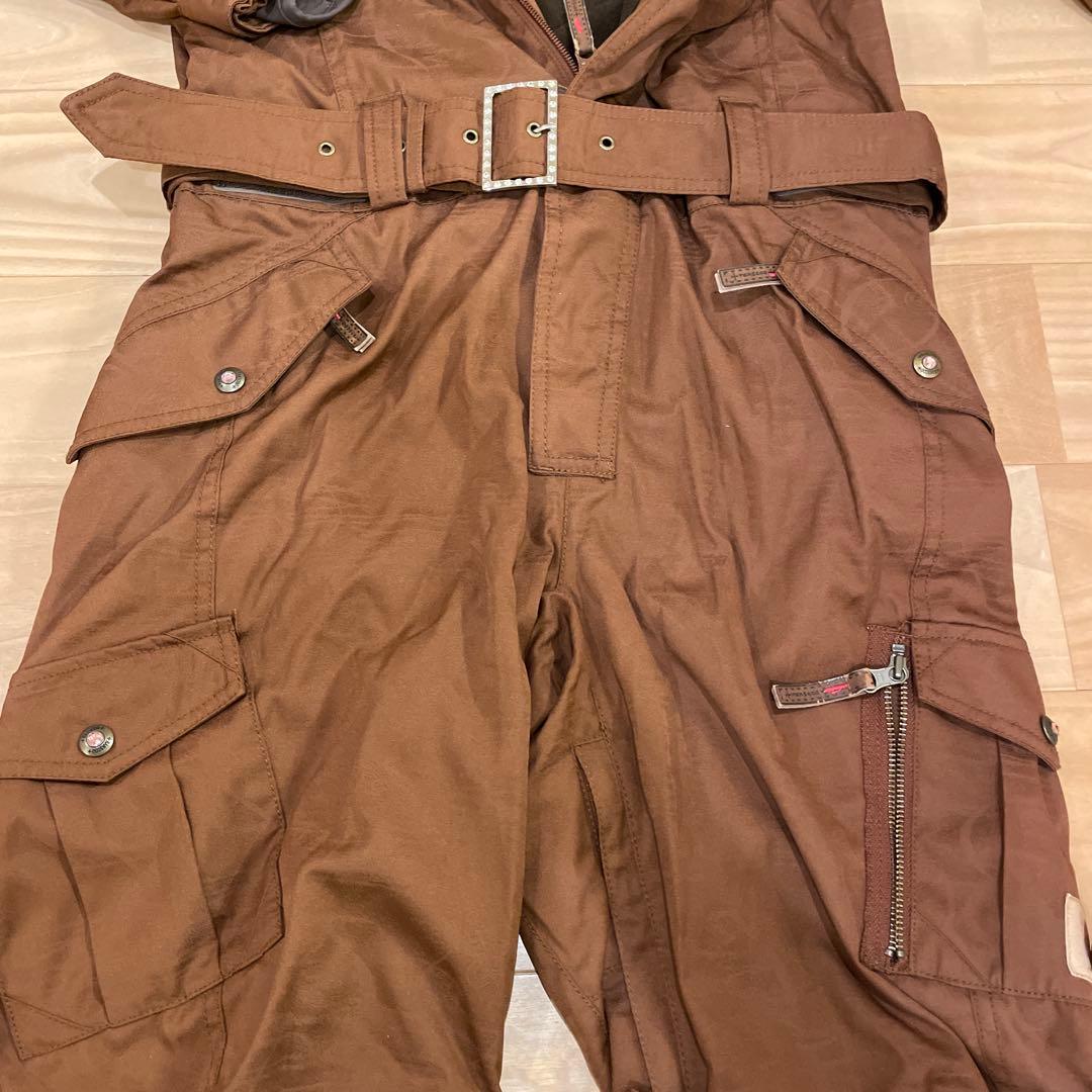 スノーボードウェア　TRANSCOOTレディース　ファー付きフード　ツナギ