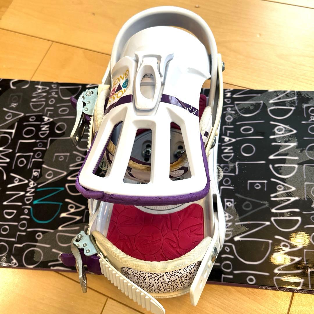 女性用　ATOMIC板147cmロシニョールビンディングの2点セット