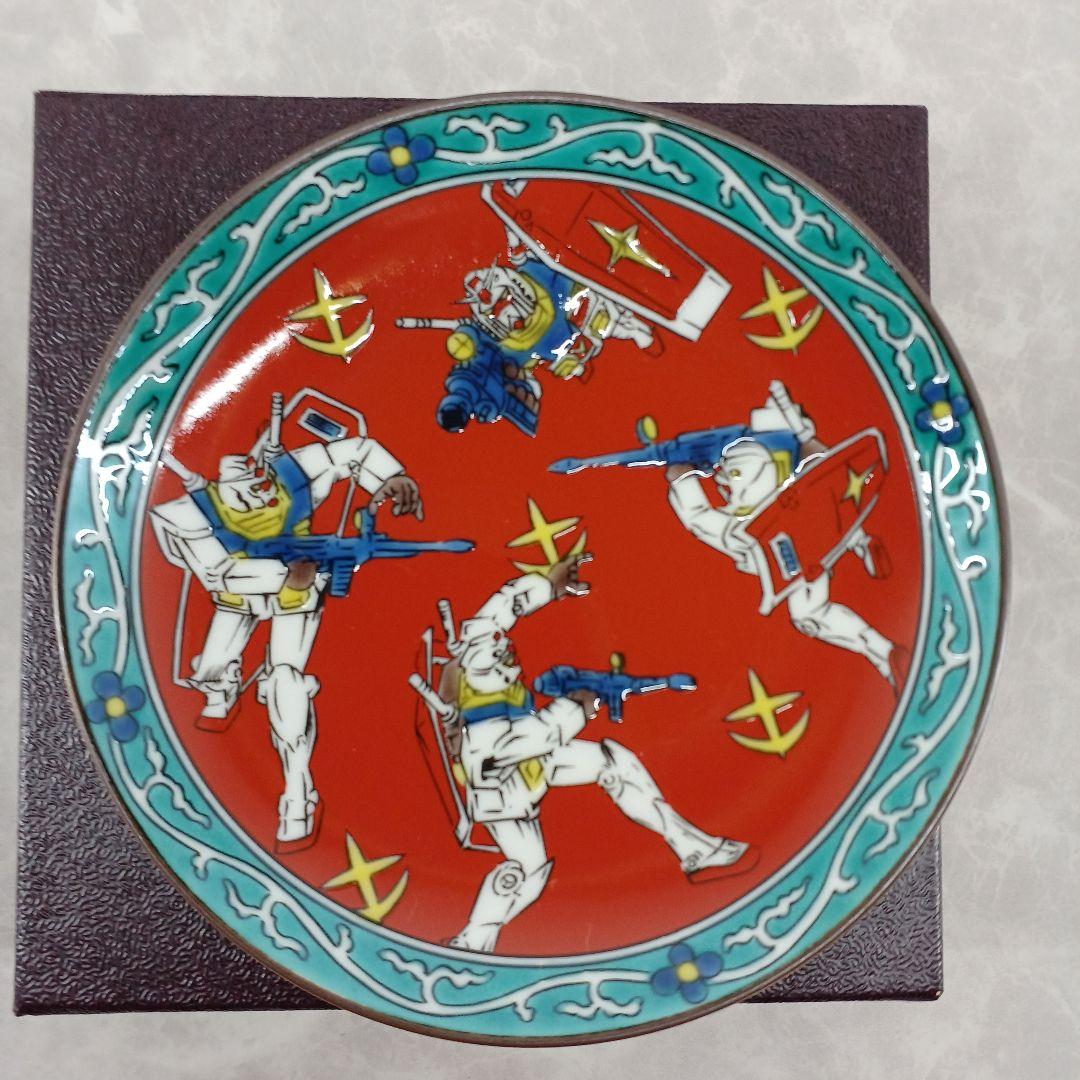 新品未使用‼️ガンダム【九谷焼豆皿 6枚セット】ガンダムカフェ限定