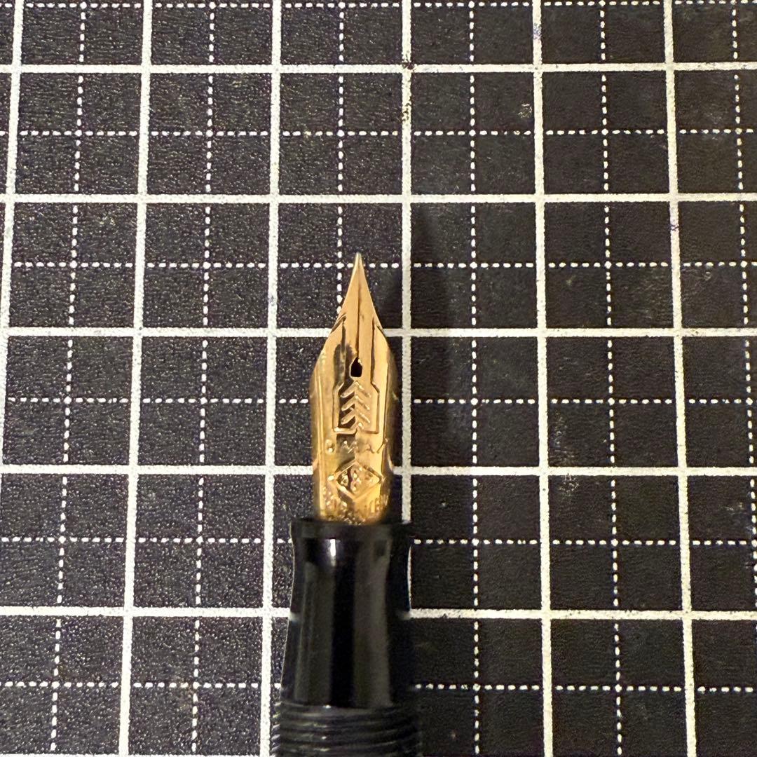 オマス 万年筆 ダーマ グレーマーブル