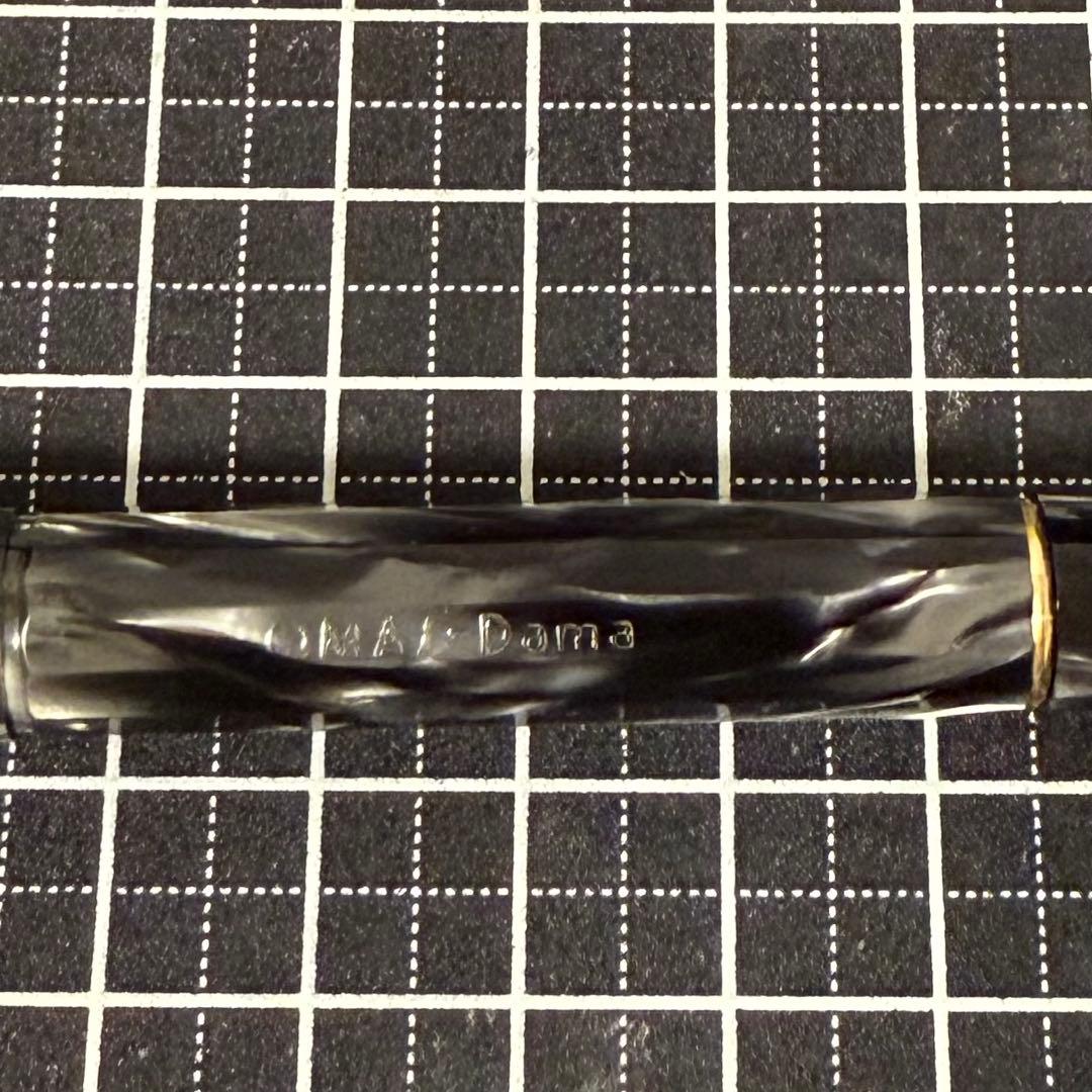 オマス 万年筆 ダーマ グレーマーブル