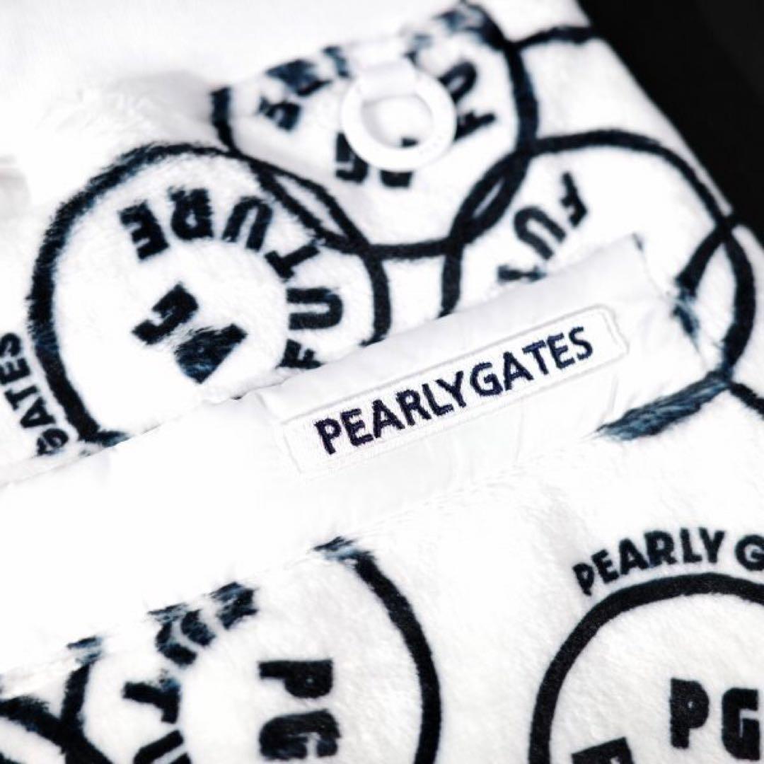 【PEARLY GATES】秋冬防寒NICO柄 ベロアボンバー スカート・0番S