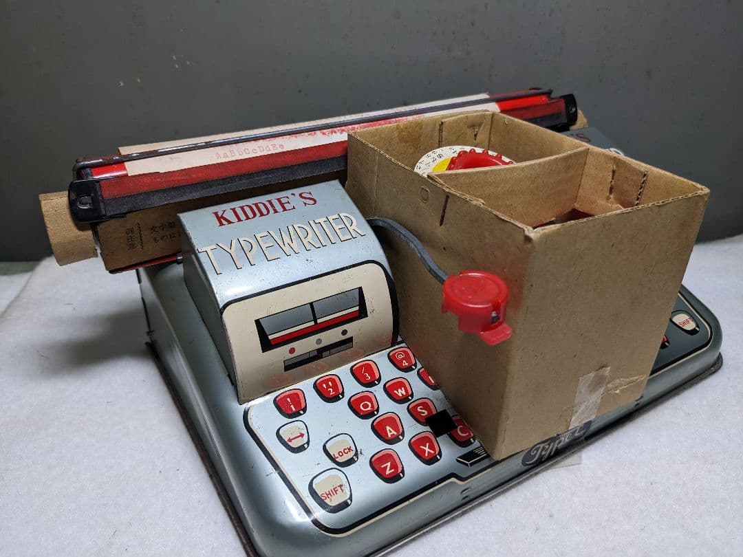 ●ヴィンテージ　ブリキ　TYPET タイプライター 昭和レトロ