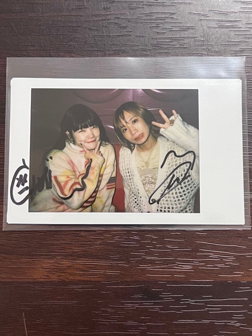 BiSH チッチ&モモコ 直筆サイン入りチェキ