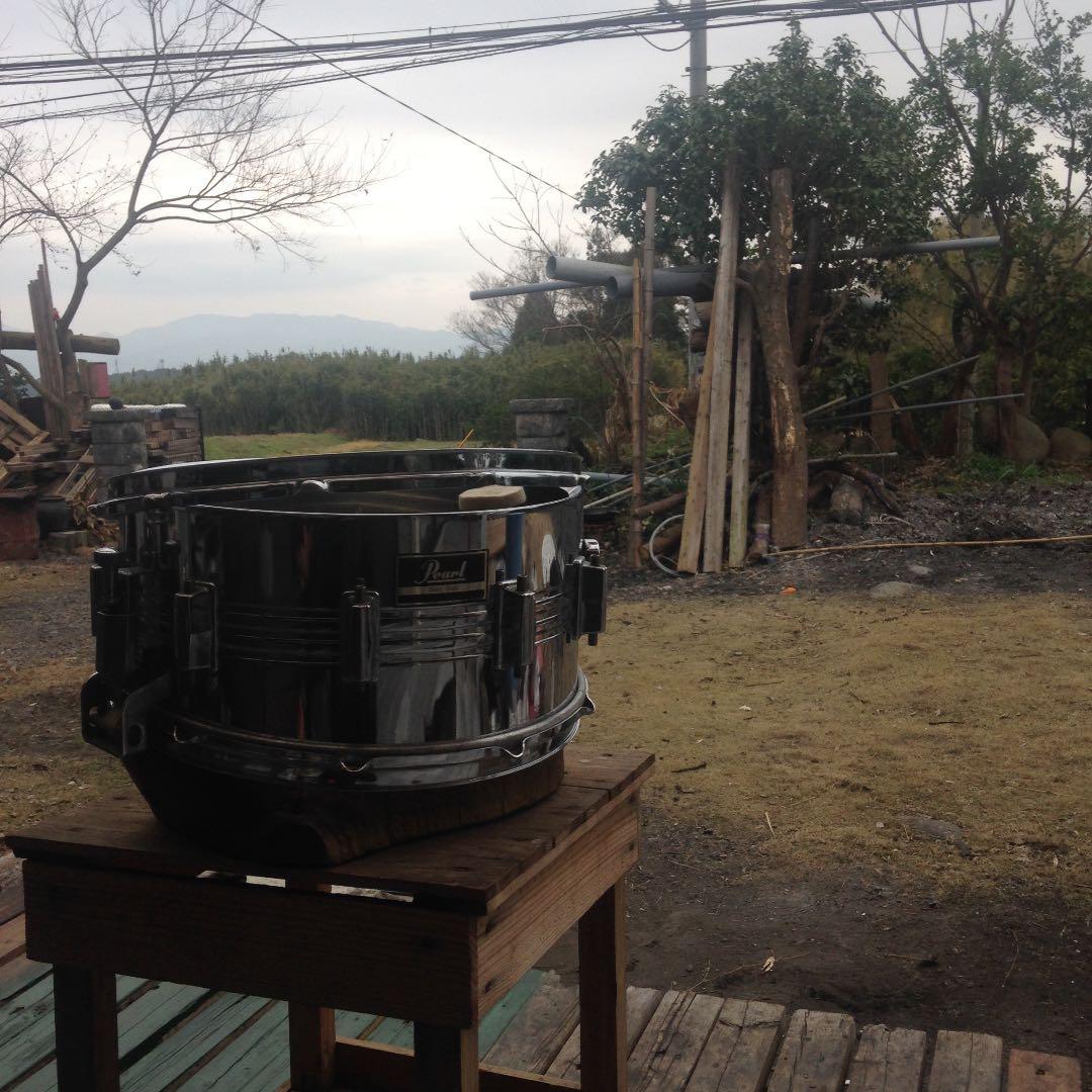 Pearl steel shell rusted snaredrumスネアドラム