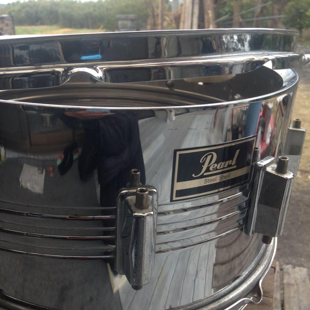 Pearl steel shell rusted snaredrumスネアドラム