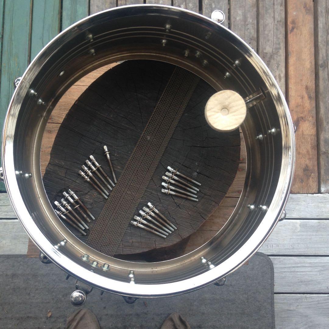 Pearl steel shell rusted snaredrumスネアドラム