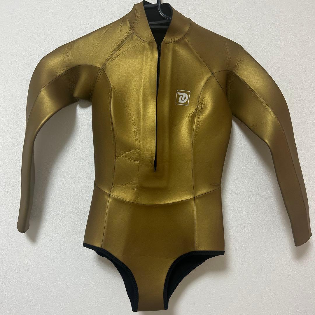 SALE★TRUDIVE 3mm ロンスプ　S ゴールド　ナップサック付