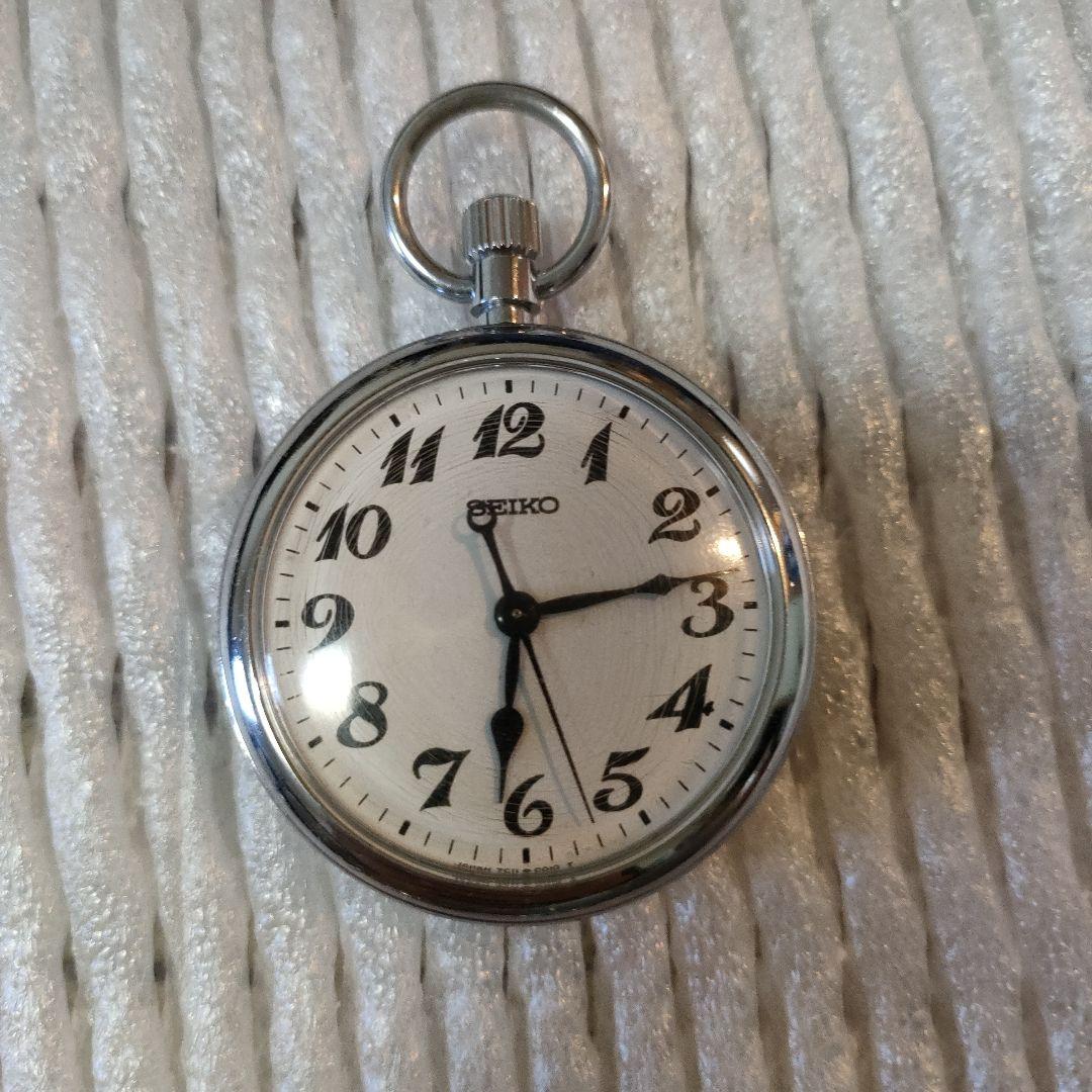 国鉄　名局　懐中時計　鉄道時計　稼働品