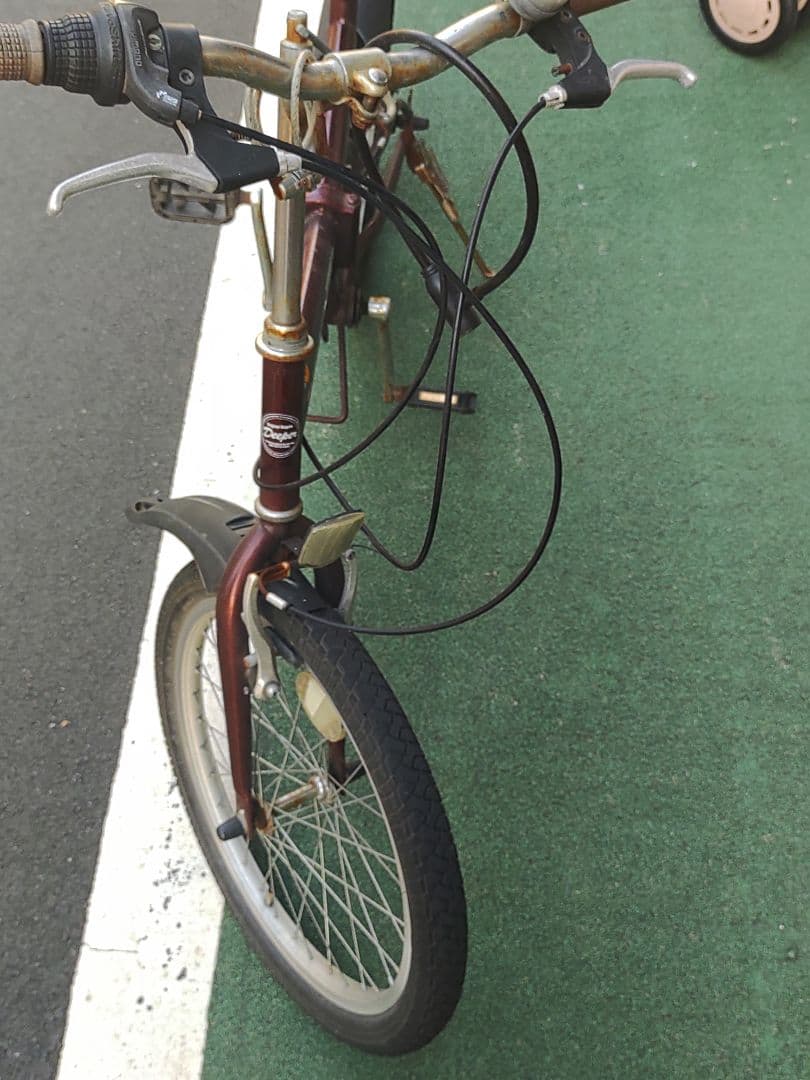 おりたたみ自転車　6段ギア