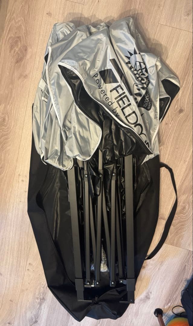 タープテント　3m x 2m 長方形　ワンタッチ　【UV・強化オプション付】