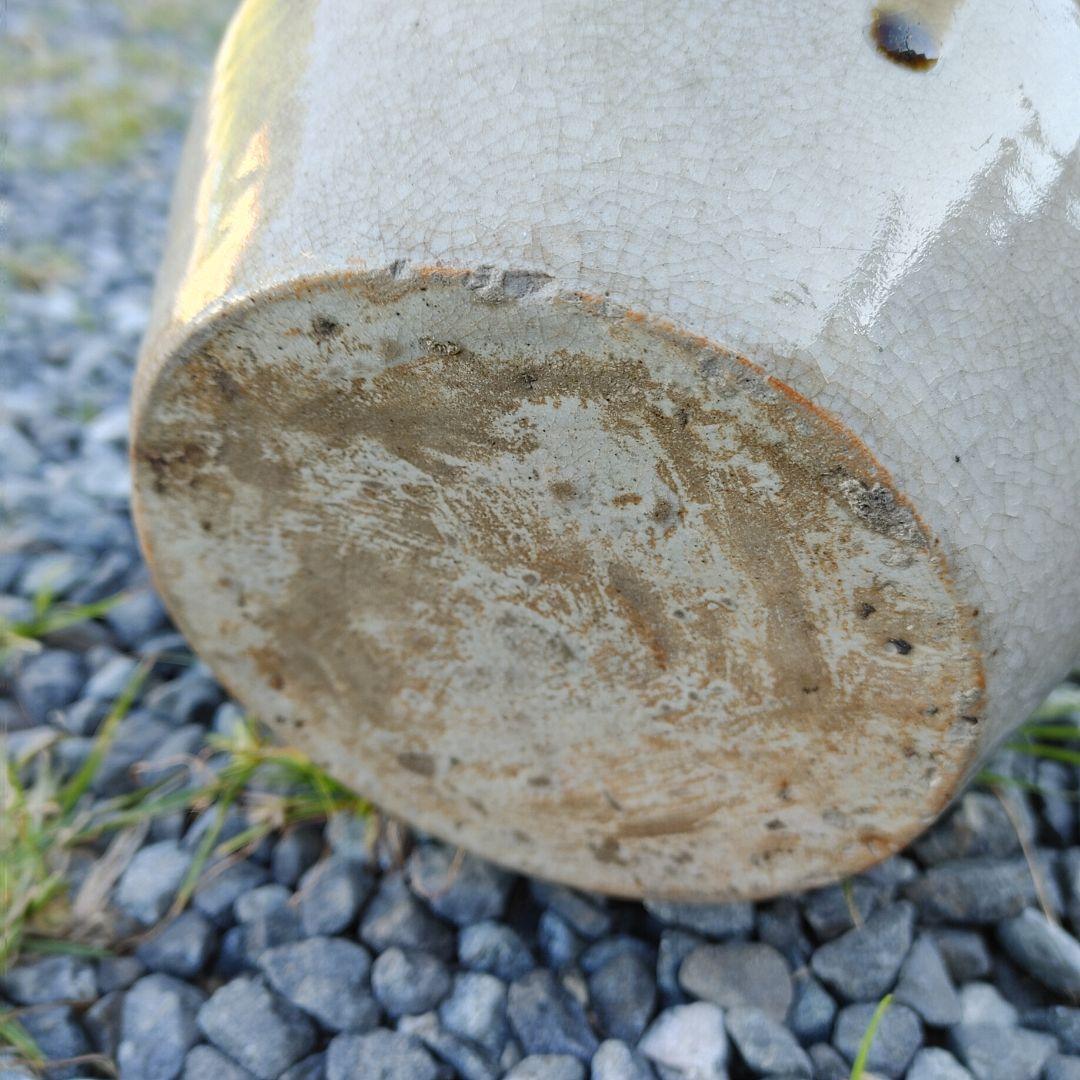 瀬戸腰白茶壷です。#骨董　#茶道具