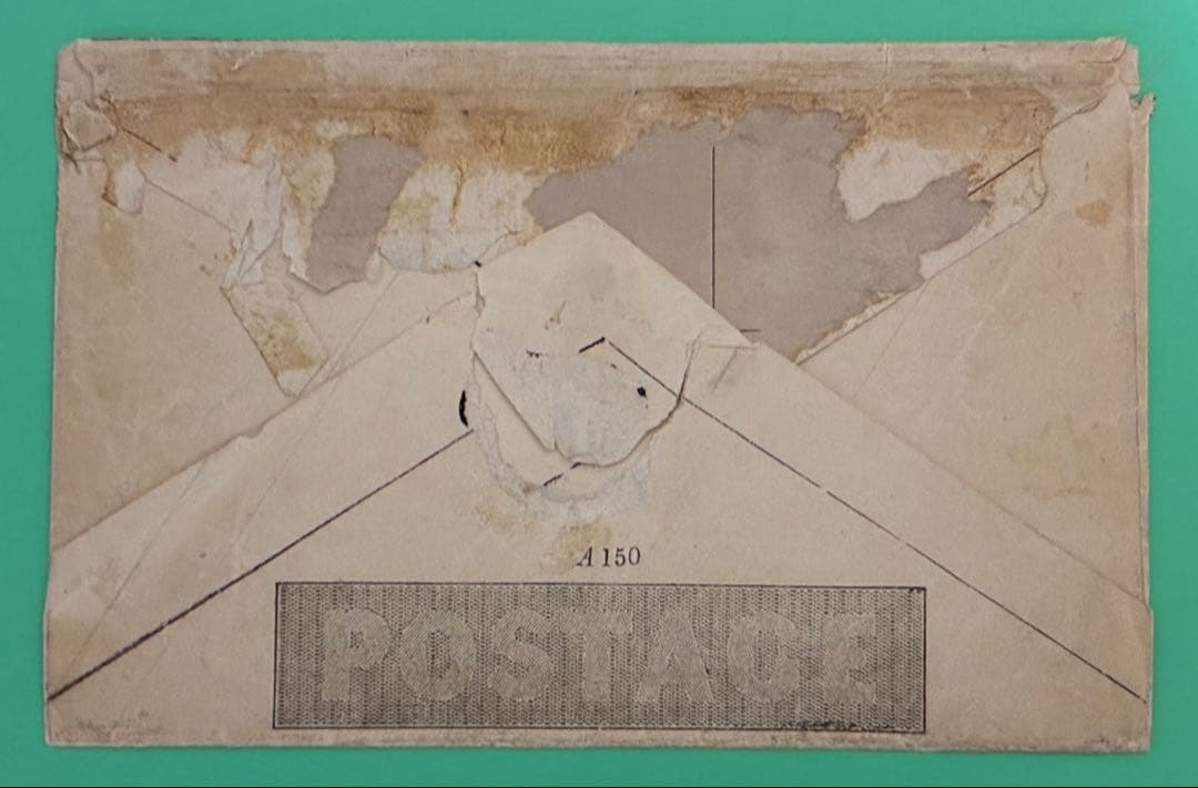 エンタイヤ　イギリス　マルレディ封筒　実逓便