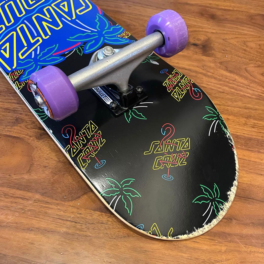 サンタクルーズ　スケボー　スケートボード　コンプリート　美品　OJウィール