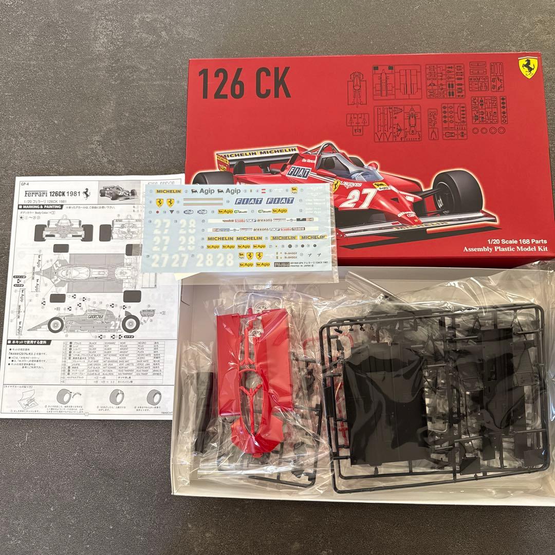 【新品未組立】フジミ 1/20 GP4 フェラーリ126 CK