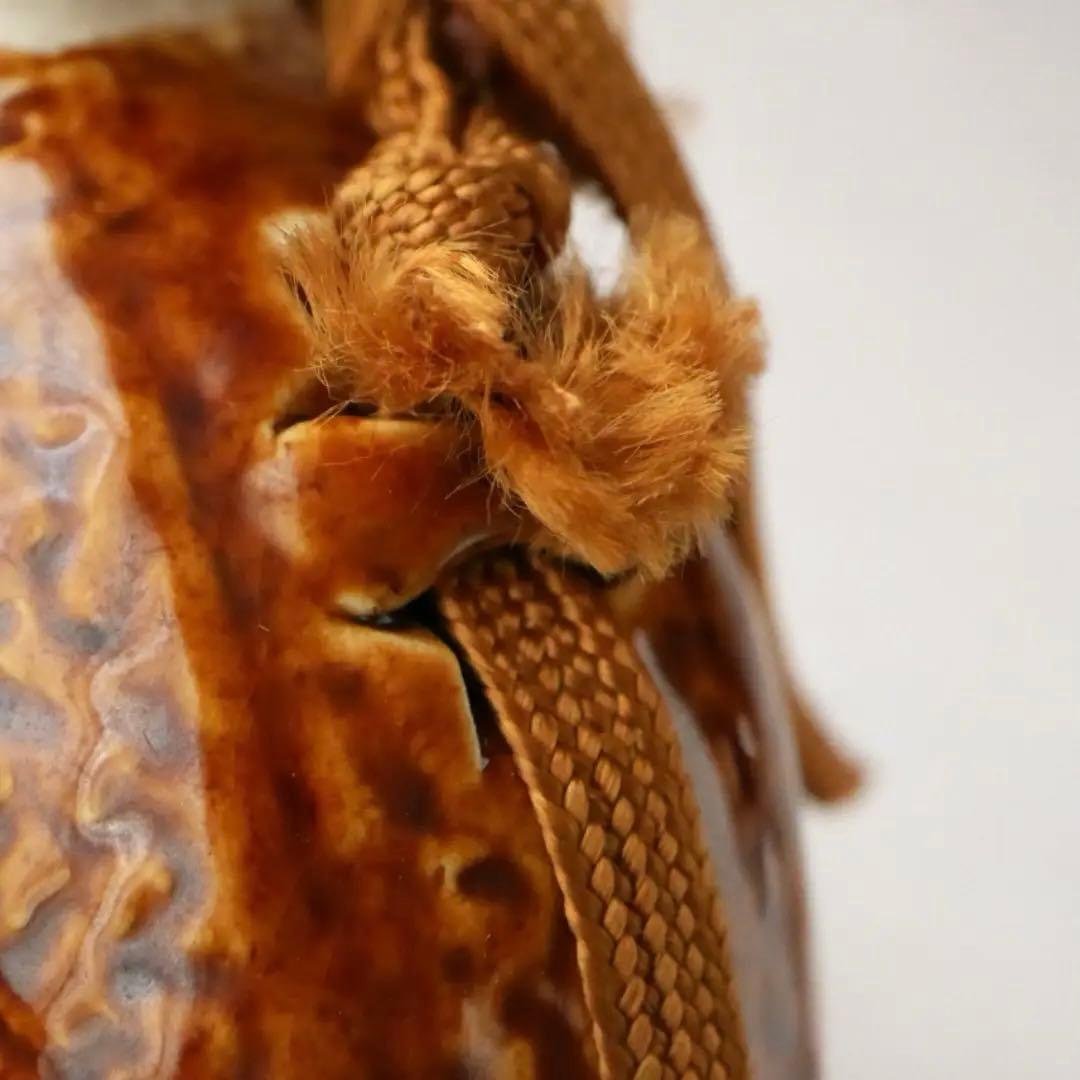 陶器製水筒 元箱付き 山印 国策製品 代用陶器 戦時代用品 /SN159