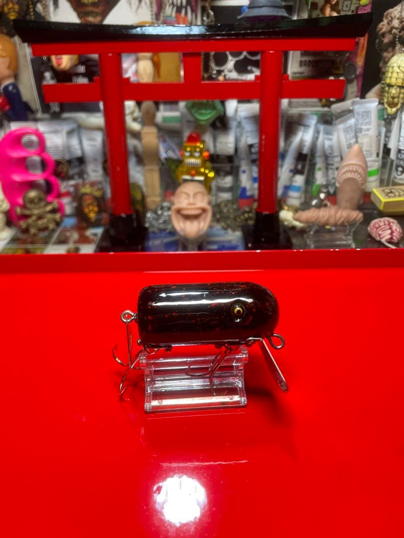 サーフェイスジョー　表層暴鮫　漆塗り　宝物ルアー　ノイジー