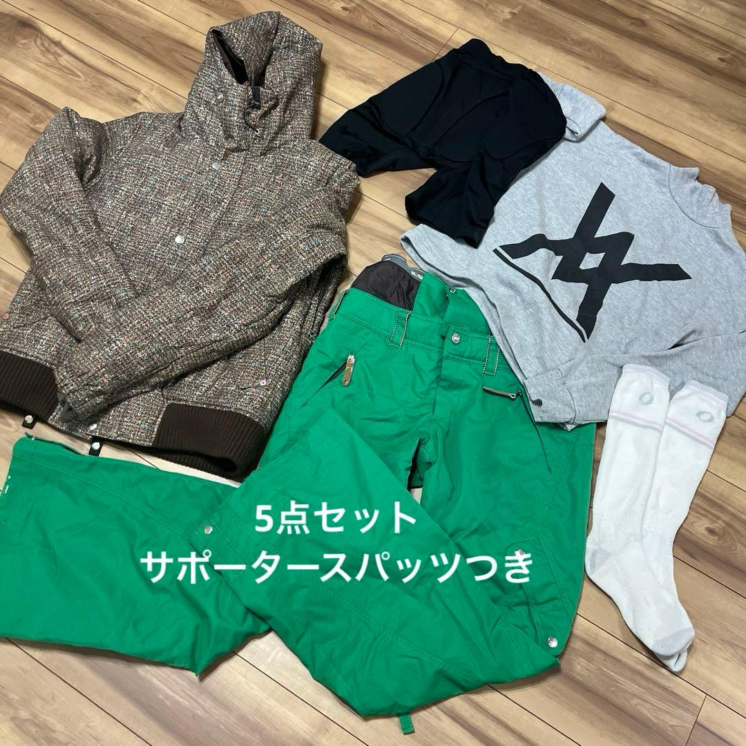 ESTIVO スノーウェア　上下　5点セット　スノーボード　スキー