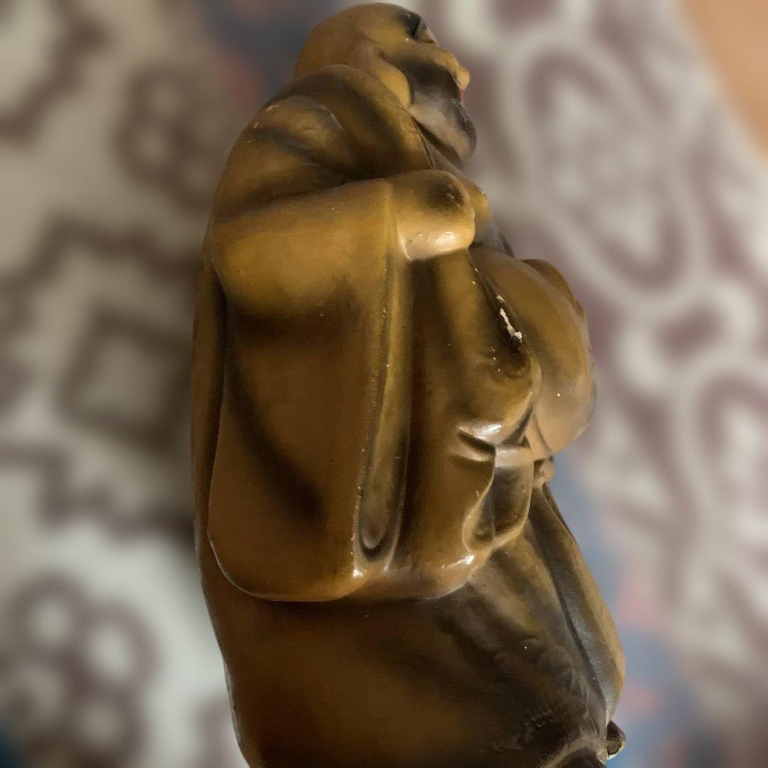 布袋様★昭和レトロ★アンティーク☆陶器★置物。