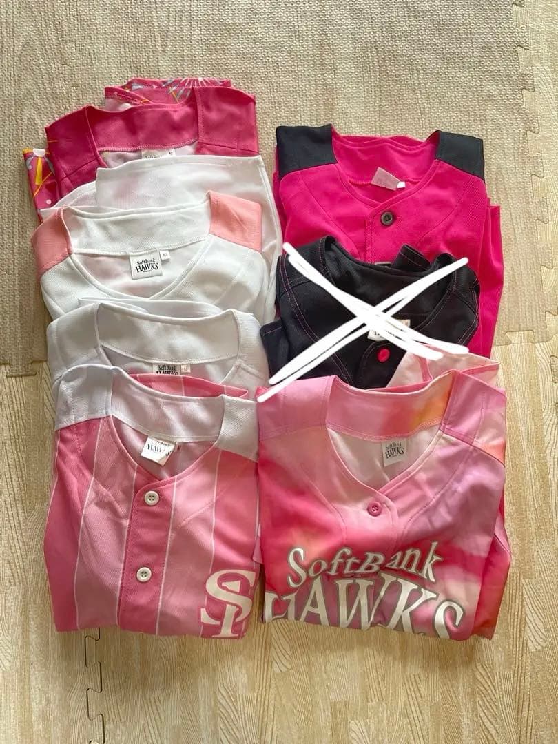 【サイン入り・未使用品有】SoftBankHawksユニフォーム30枚セット