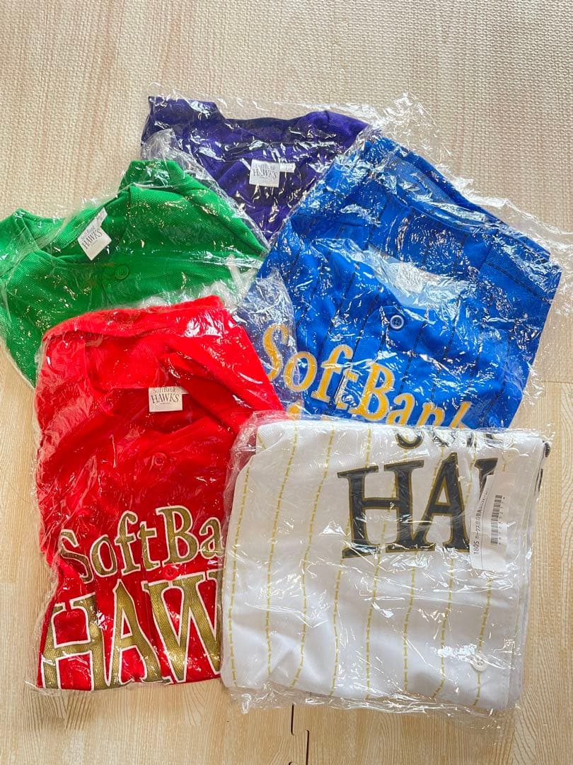 【サイン入り・未使用品有】SoftBankHawksユニフォーム30枚セット