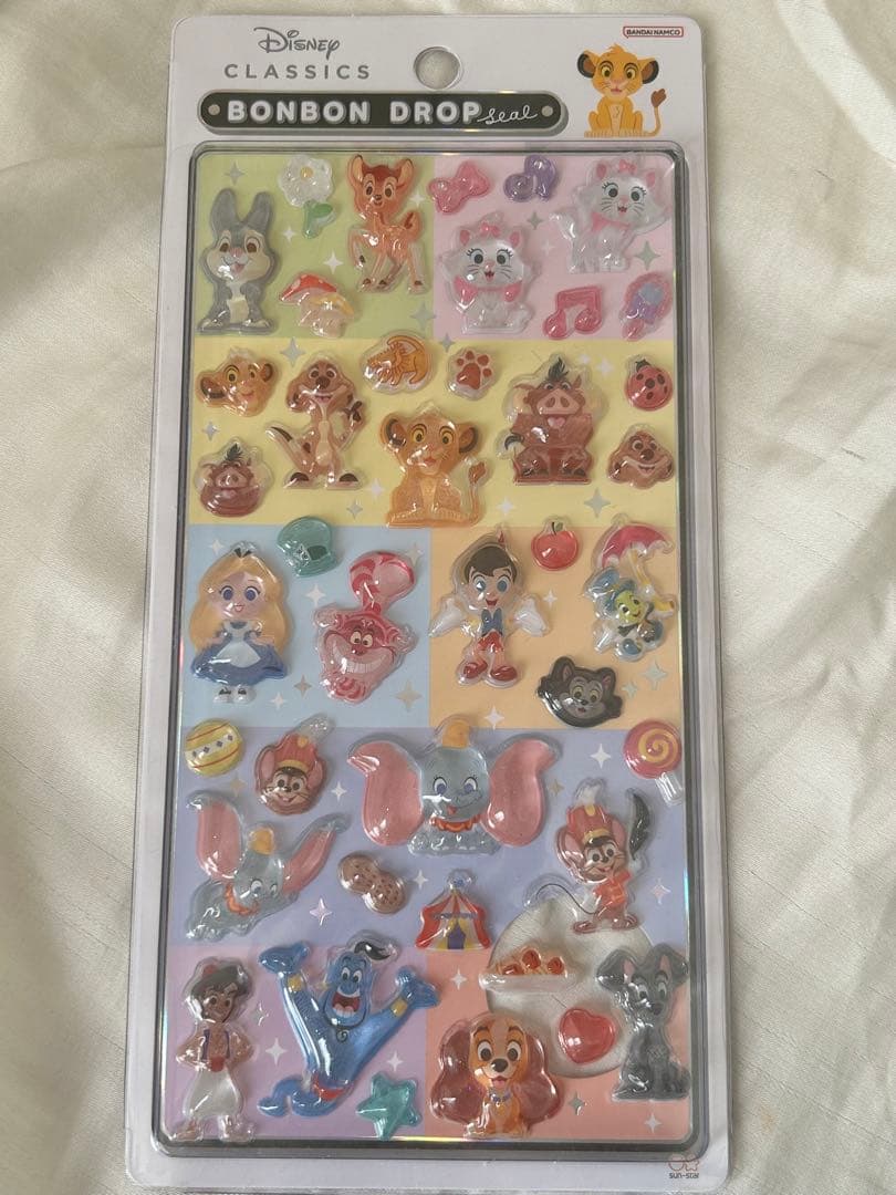 【国内正規品・早い者勝ち】ディズニー ボンボンドロップシール 8枚セット
