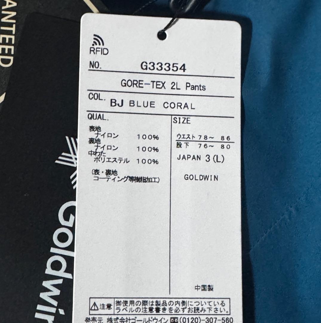 GOLDWIN ゴアテックス ツーレイヤーパンツ G33354 サイズ3 スキー