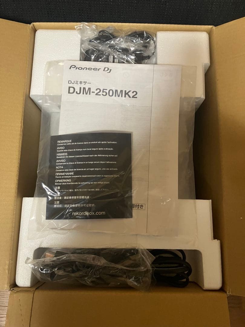 最終価格！美品！付属品完備！ pioneer djm 250mk2 djミキサー