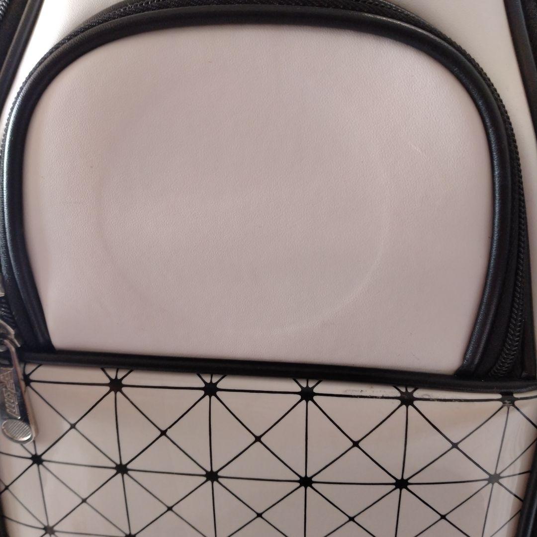 PGM ゴルフキャディバッグ ホワイト/ブラック