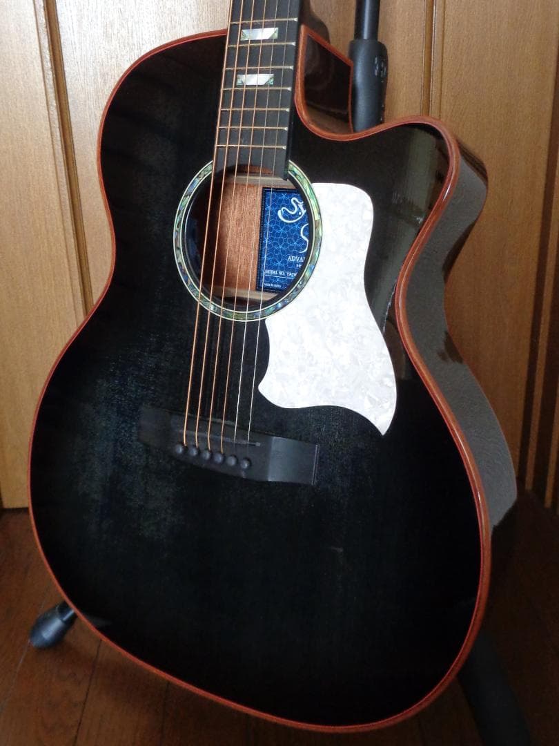 S.Yairi YATK-1400EC BK　エレアコ　美品！　アバロン貝装飾