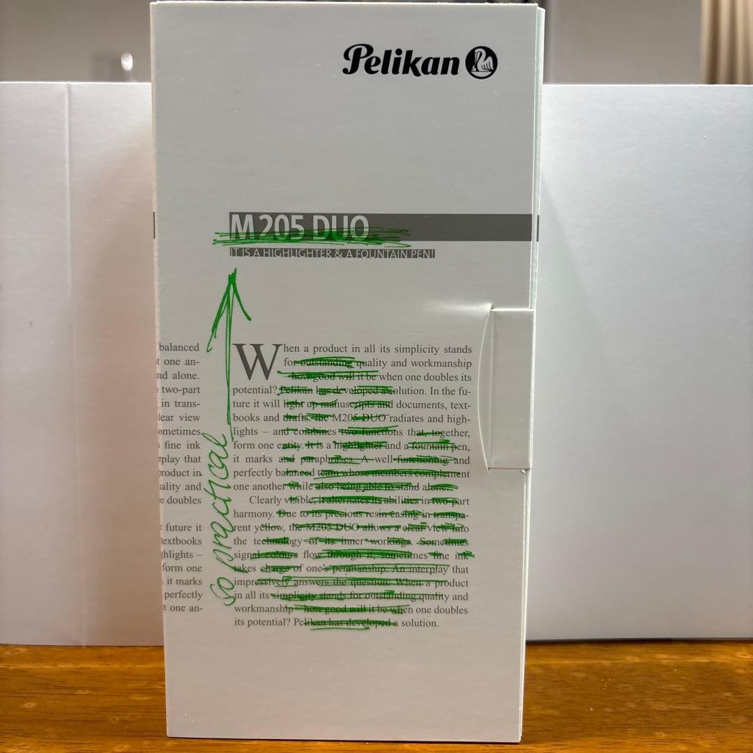 ペリカン 万年筆 M205 DUO ハイライターインク