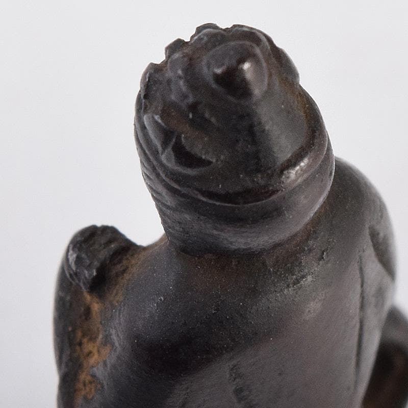 仏教美術　古銅　観音菩薩像　仏像　豆仏　懐中仏　置物　V　R8764