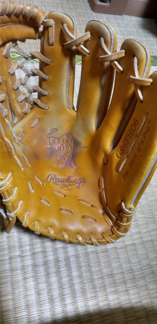 ローリングス　HOH 軟式グローブ　リッチタン　型付け済み