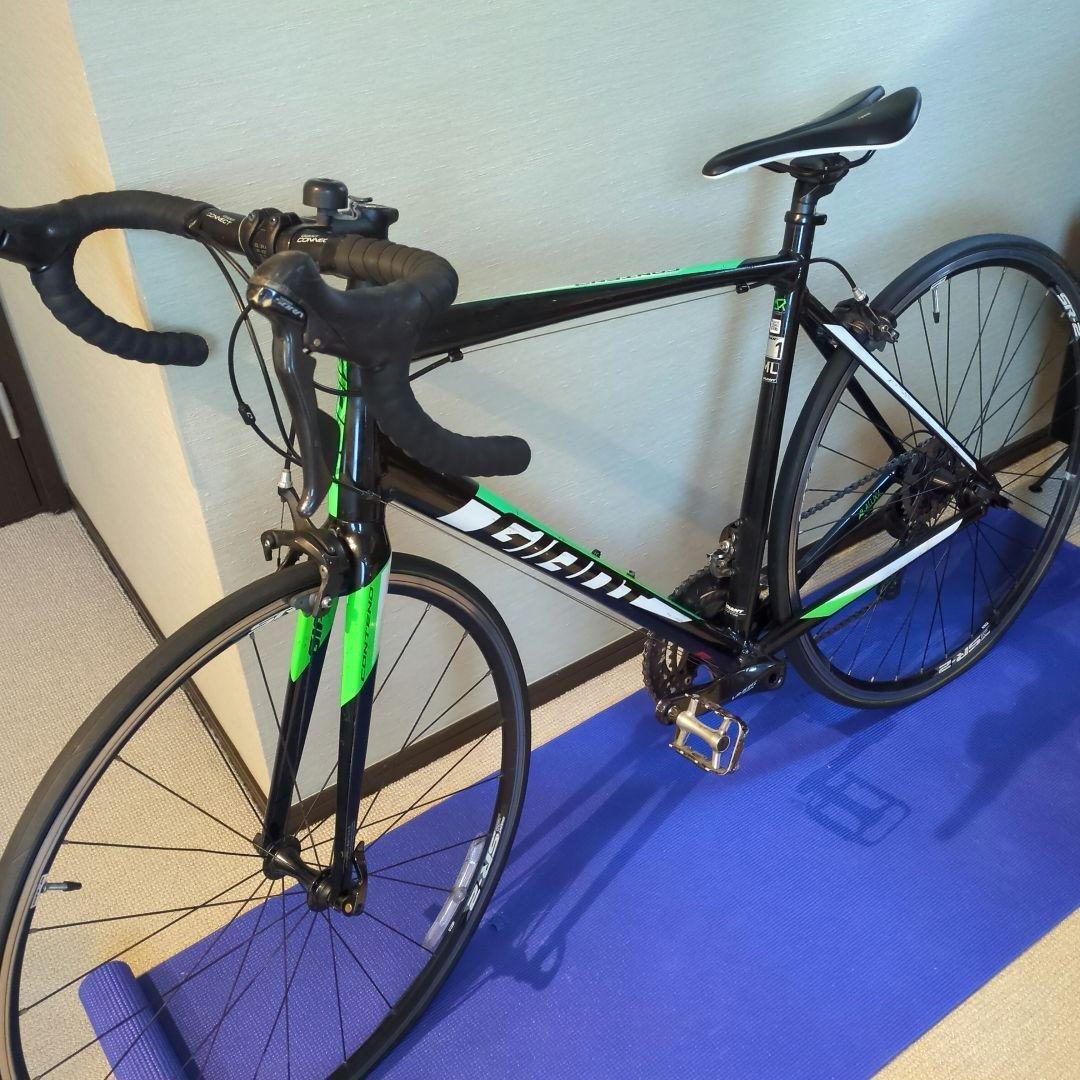 GIANT CONTEND1 ロードバイク ブラック/グリーン